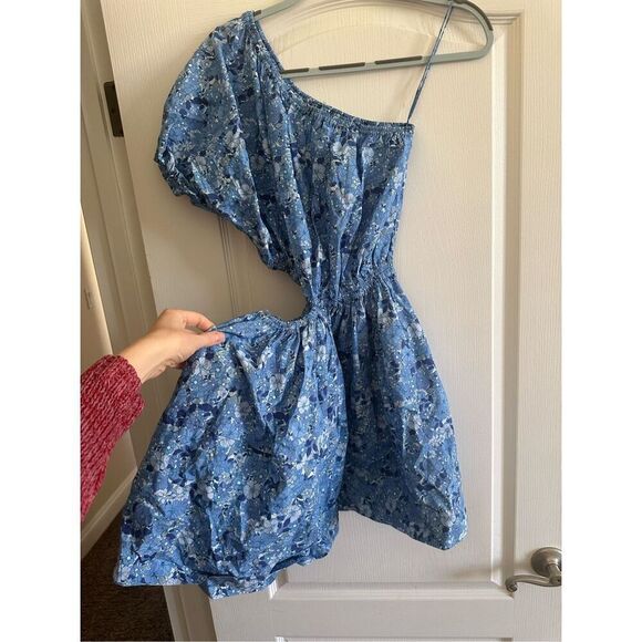 NWT The Westside  Blue Pamela Cut-Out Mini Dress, Size XS - Picture 9 of 9